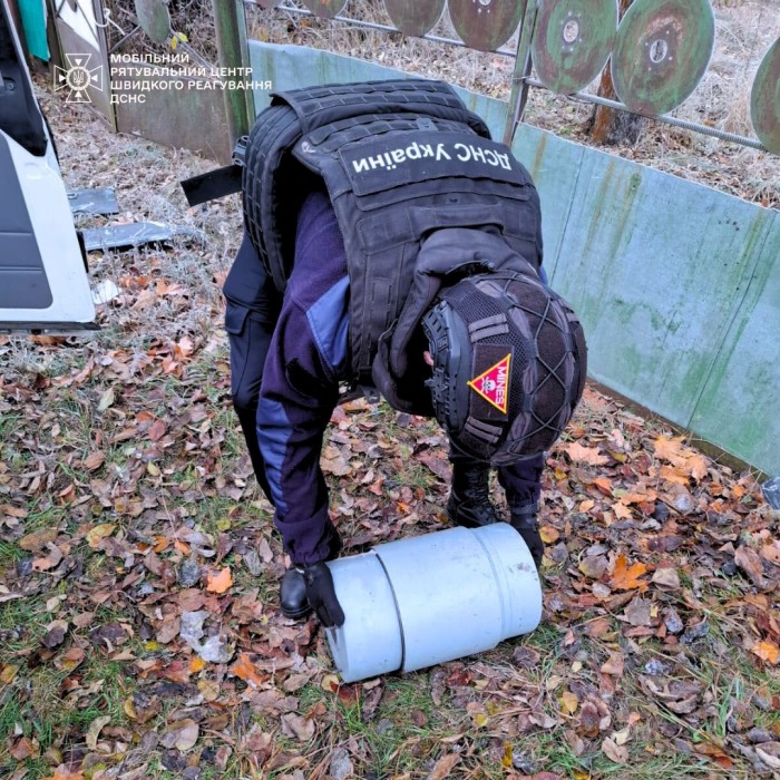 Уламки ворожого безпілотника, фото: ДСНС