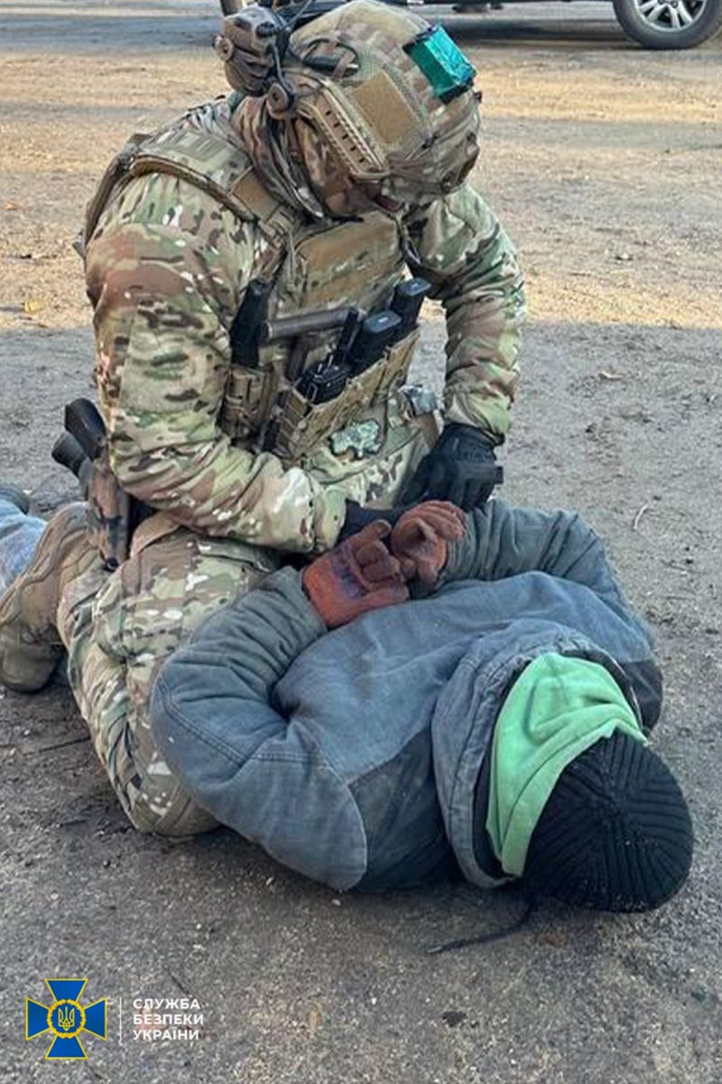 Російський агент намагався підірвати наряд поліції. Фото: СБУ