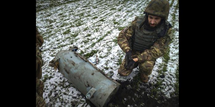 На Сумщині знешкодили збиту російську ракету, фото: поліція Сумщини