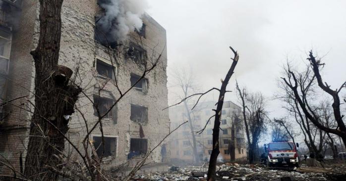 Россияне днем ​​17 января ударили ракетами по Кривому Рогу, фото: ГСЧС