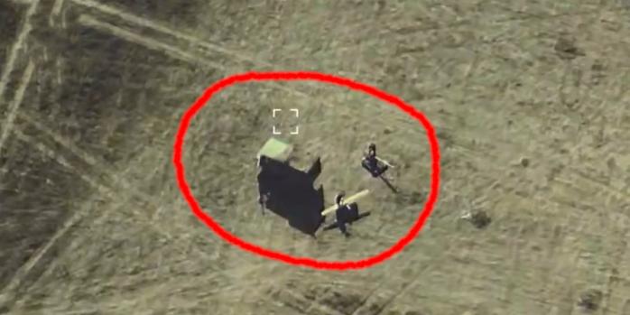 Уничтожение российских захватчиков, скриншот видео