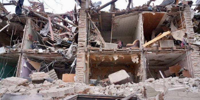 Последствия российского удара по Запорожью, фото: Запорожская ОВА