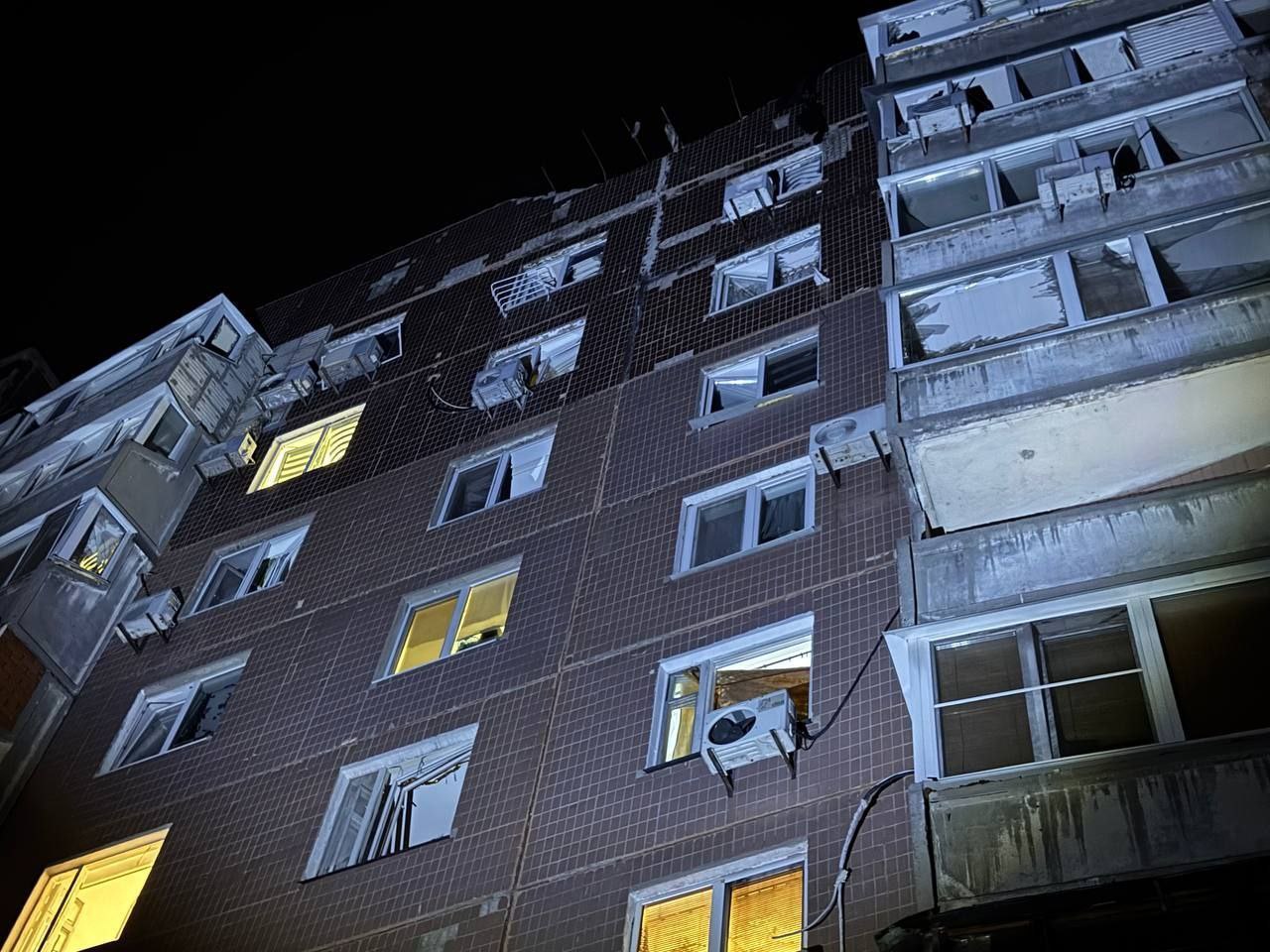 Руйнування у Дніпрі та в області. Фото: ОВА