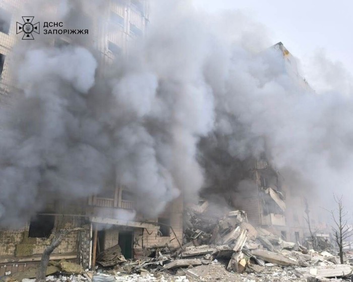 Наслідки російського авіаудару по Степногірську, фото: ДСНС