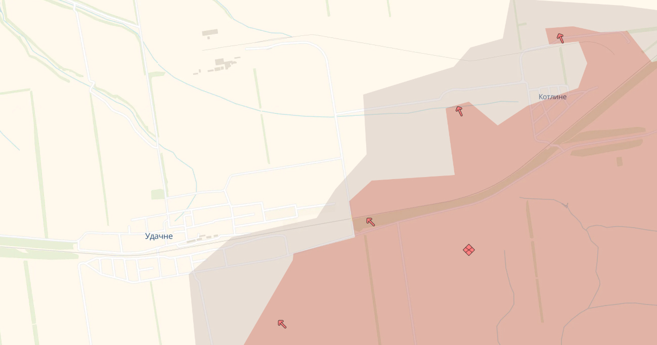 Бойові дії в Україні. Карта: DeepState