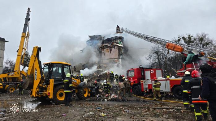 Разрушения в Полтаве. Фото: ГСЧС