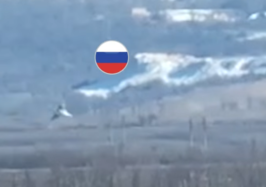 Видео падения сбитого вражеского Су-25 от 28 ОМБр