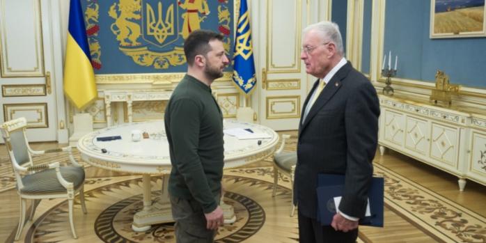 Володимир Зеленський та Кіт Келлог, фото: «РБК-Україна»