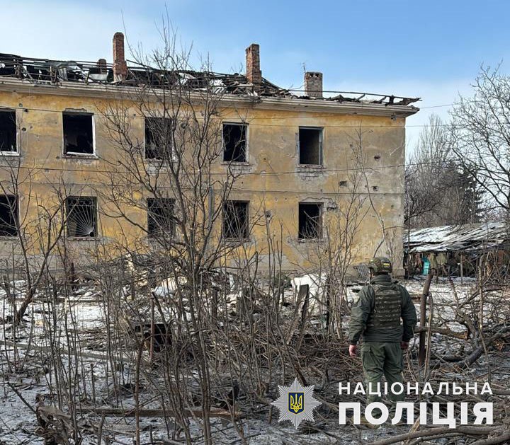 Сім бомб скинув ворог на Костянтинівку. Фото: НПУ