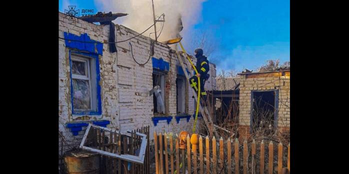 Последствия российского авиаудара по Харьковщине, фото: ГСЧС
