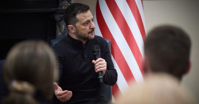 Зеленский встретился с украинским обществом в Вашингтоне. Фото: ОП