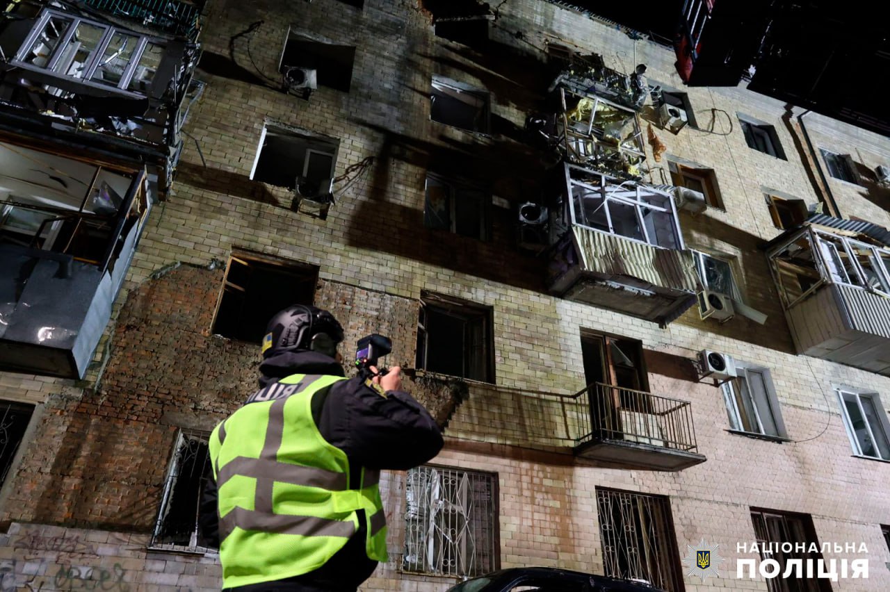 Руйнування у Харкові. Фото: Нацполіція