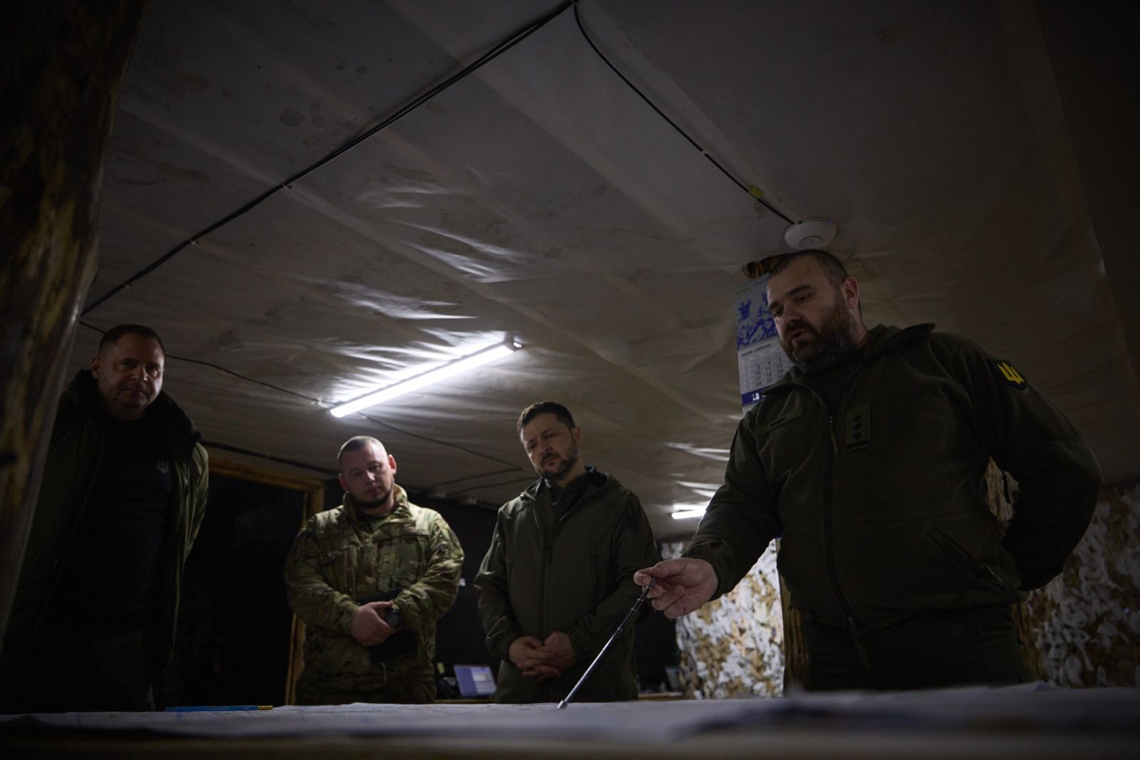 Зеленський прибув на Донеччину. Фото: ОП