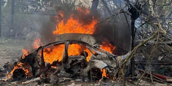 Последствия российского удара по Константиновке, фото: Донецкая областная прокуратура