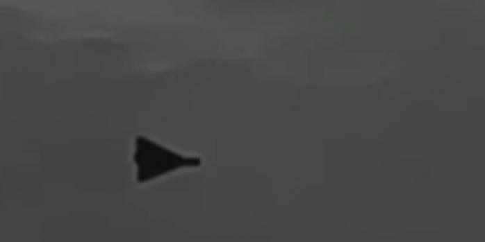 Падение сбитого «Шахеда», скриншот видео