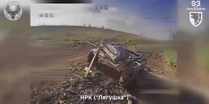 Уничтожение российской военной техники, скриншот видео