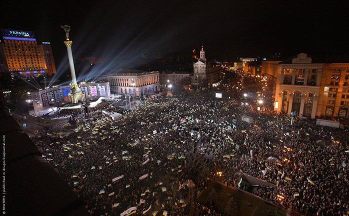 Майдан отпраздновал Новый год помпезно и без инцидентов — комендатура