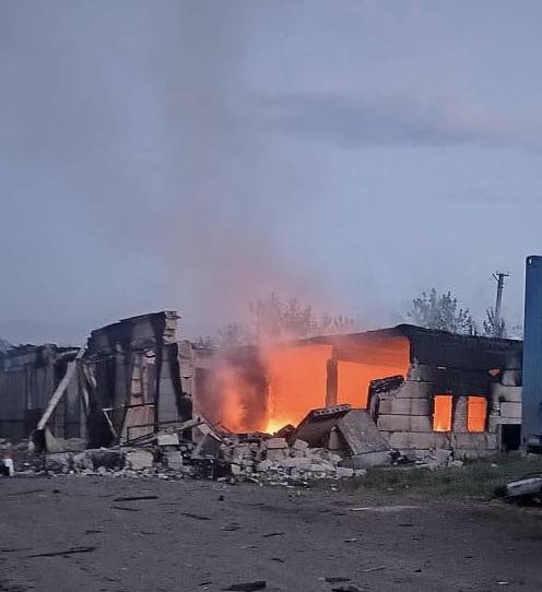 Наслідки атаки «Шахедів». Фото: МВА