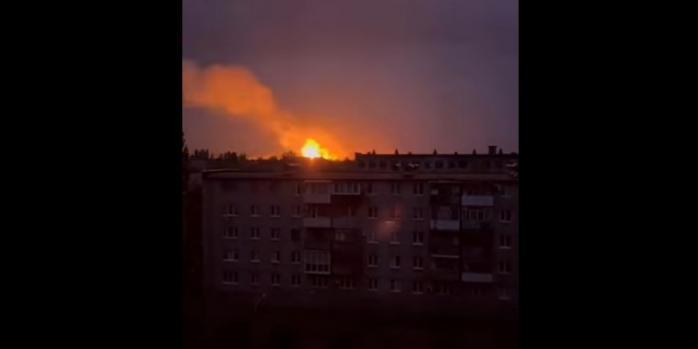 Наслідки атаки безпілотників по Слов’янську, скріншот відео