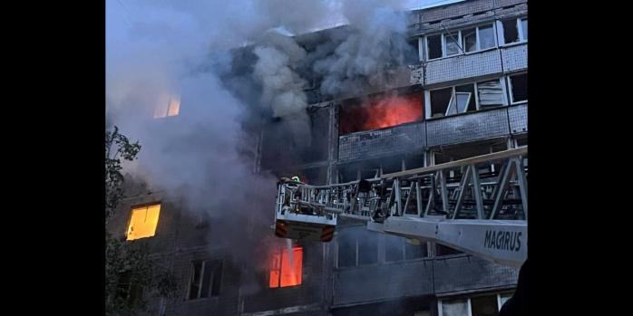 Последствия российской воздушной атаки по Украине, фото: Владимир Зеленский