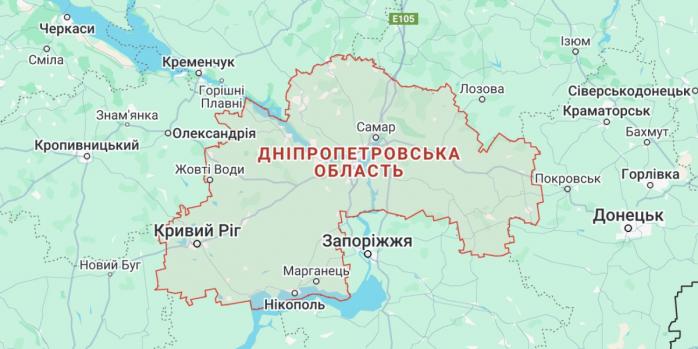 Днепропетровщина подверглась атаке российских дронов, фото: Google Maps