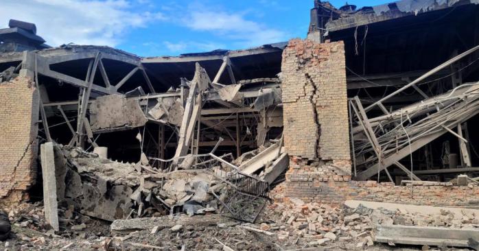 Разрушения в Сумах. Фото: горсовет