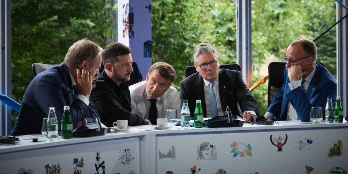 Володимир Зеленський та європейські лідери провели розмову з президентом США, фото: Володимир Зеленський