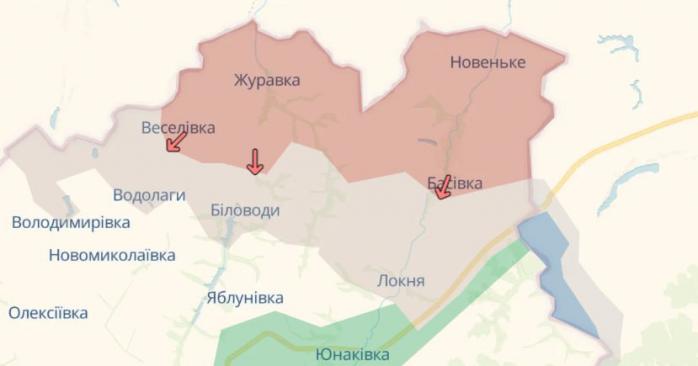 Украине нельзя допустить потерю Юнаковки на Сумщине. Карта: DeepState