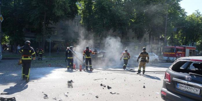 Рашисты 3 июня ударили из РСЗО по Сумам, фото: Сумская областная прокуратура