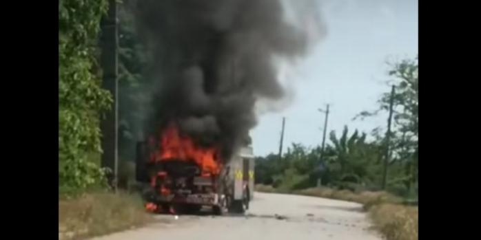 Рашисты обстреляли спасателей, фото: ГСЧС