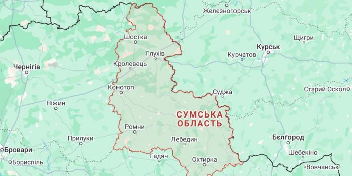 В Сумской области проводят эвакуацию населения из прифронтовых районов, фото: Google Maps