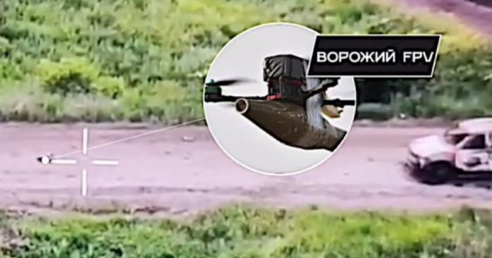 Знищення російської FPV-засідки, скріншот відео