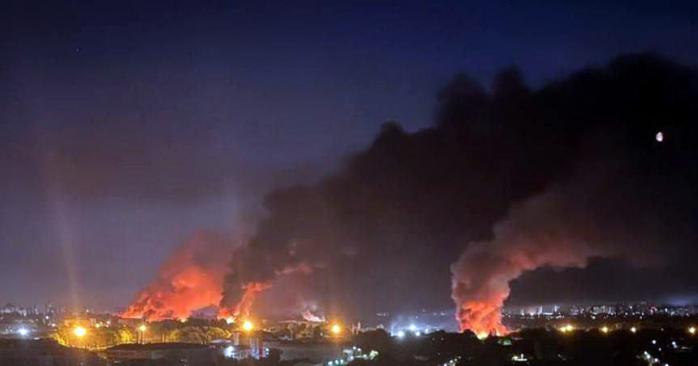 рф массированно атаковала Киев дронами и ракетами. Фото: соцсети