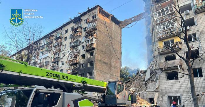 Руйнування у Києві. Фото: Київська міська прокуратура