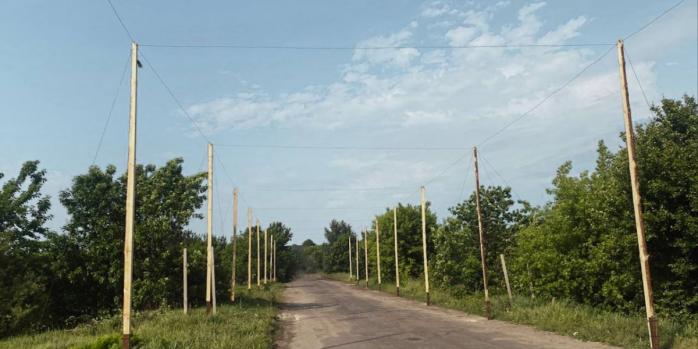 Антидроновые сетки на Сумщине, фото: Олег Григоров