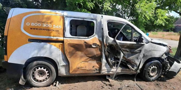 Последствия российских ударов, фото: «Укрпочта»