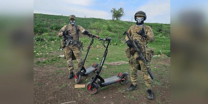 Рашисты используют самокаты в штурмовых действиях, фото: «Фокус»