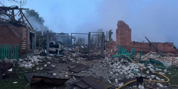 Наслідки російської атаки на Сумщині, фото: Сумська обласна прокуратура