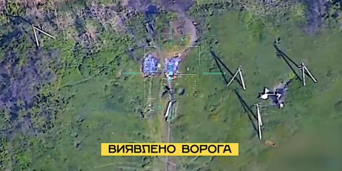 Уничтожение техники российских захватчиков, скриншот видео