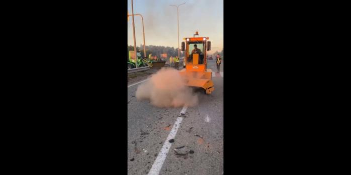 Ліквідація наслідків вибухів поблизу Житомира, скріншот відео