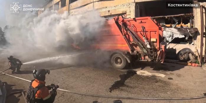 Последствия российских обстрелов в Константиновке, фото: ГСЧС