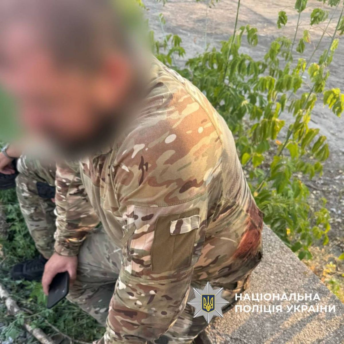 Російський FPV-дрон атакував авто поліції на Харківщині. Фото: НПУ