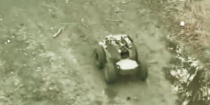 Уничтожение российских захватчиков, скриншот видео