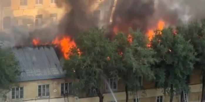 Пожежа у Ростові-на-Дону, скріншот відео