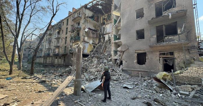 Російська армія масовано атакувала Костянтинівку. Фото: МВА