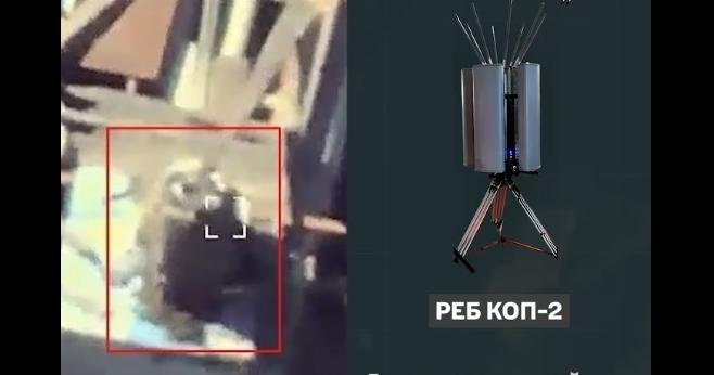 СБС уничтожили редкий российский РЭБ. Скриншот с видео