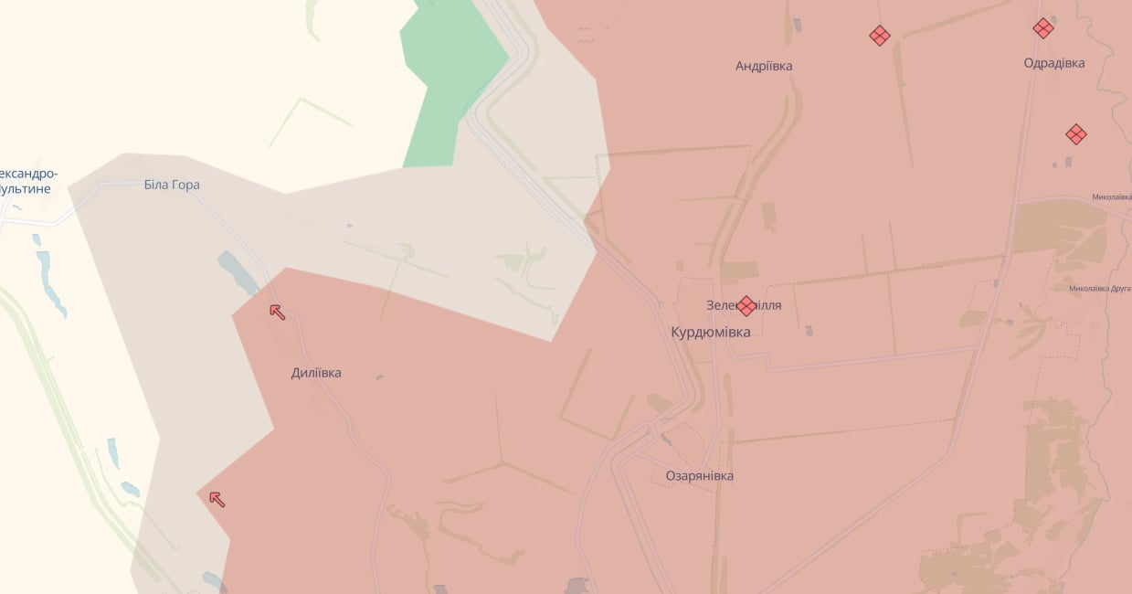 Карта: DeepState 