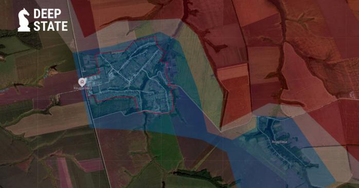 Силы обороны Украины освободили Кондратовку в Сумской области. Карта: DeepState