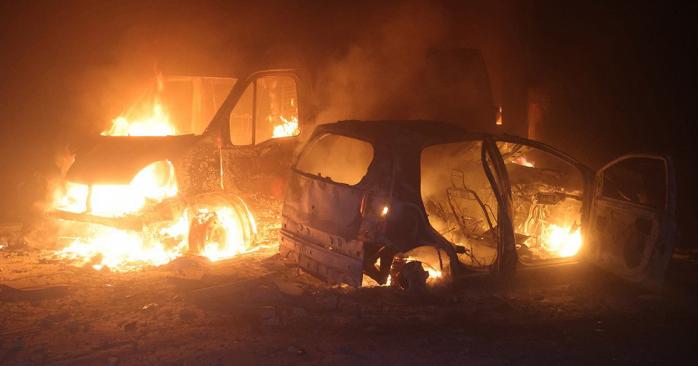 рф вночі атакувала Україну дронами Shahed та ракетами «Іскандер». Фото: ДСНС