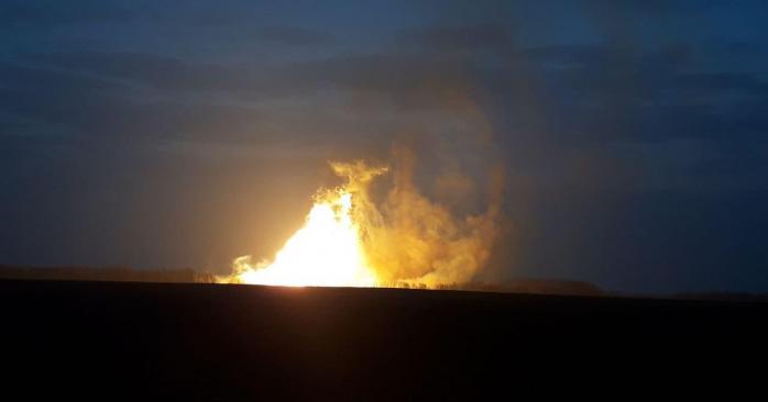 Российские дроны повредили магистральный газопровод. Фото: